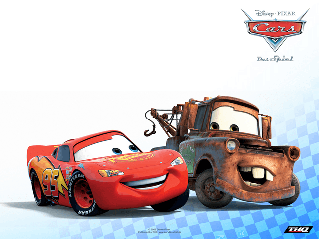 Cars title screen for Xbox